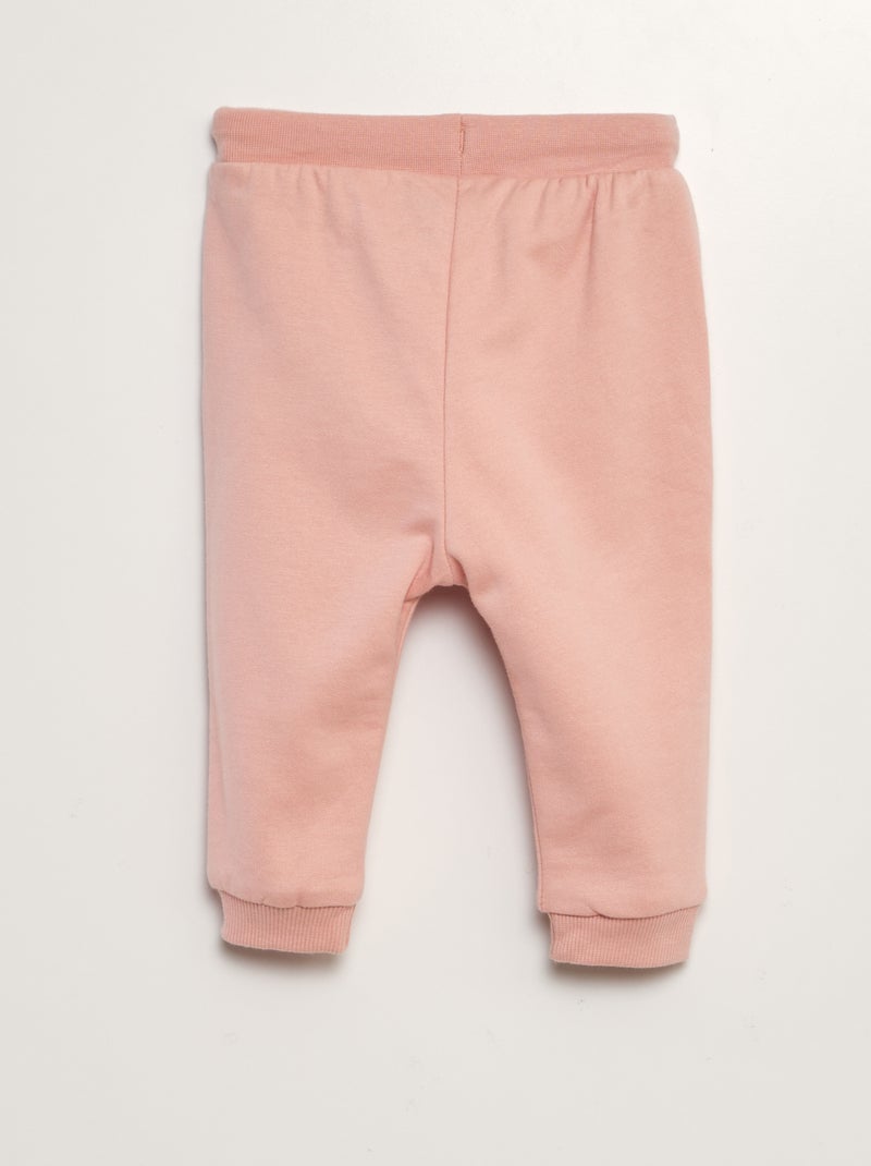 Ensemble sweat + pantalon de jogging - 2 pièces Rose - Kiabi