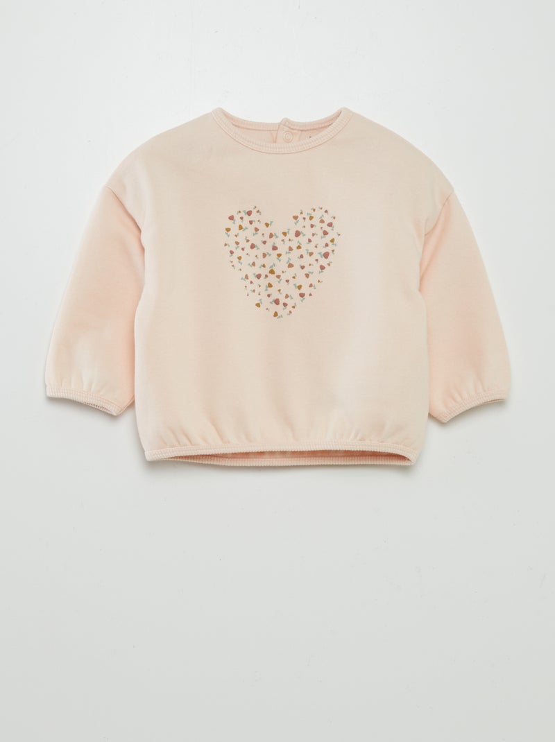 Ensemble sweat + pantalon de jogging - ;2 pièces ROSE - Kiabi