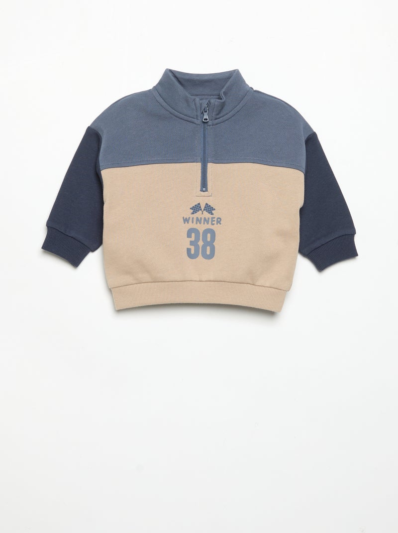 Ensemble sweat + pantalon de jogging Bleu - Kiabi