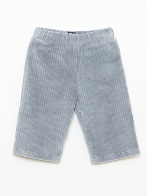 Ensemble sweat + pantalon en velours côtelé - Kiabi