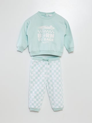 Ensemble sweat + pantalon 'Hot Wheels' - 2 pièces