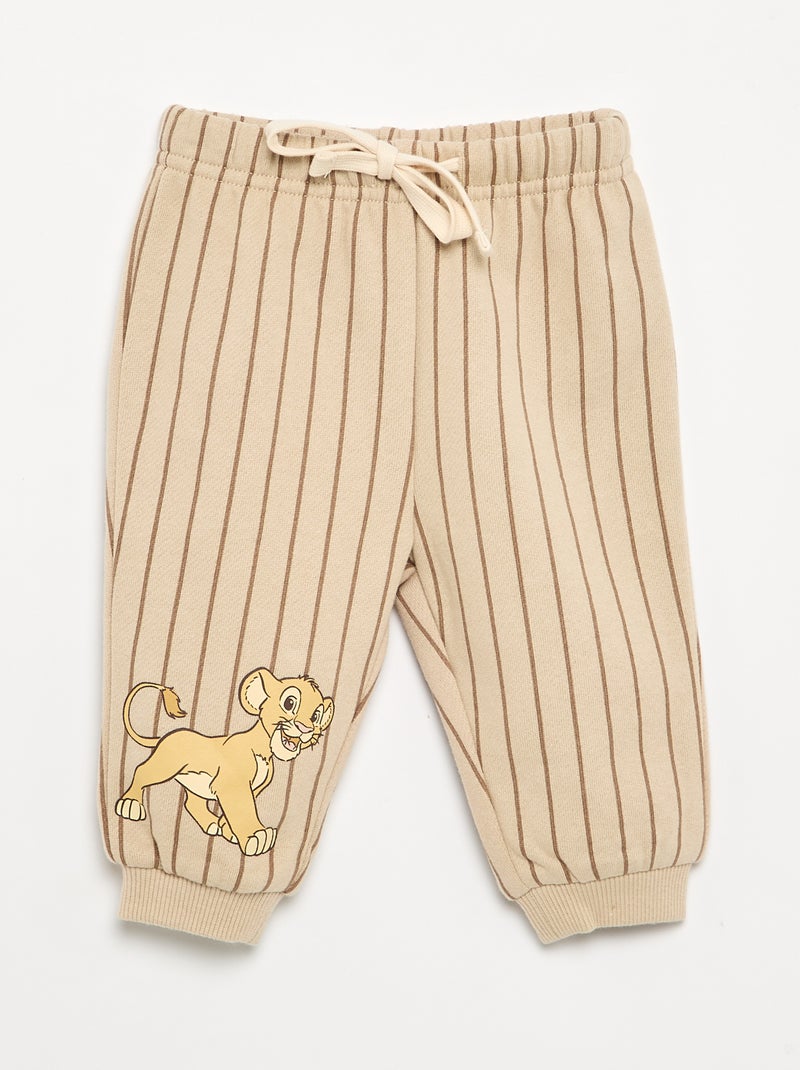 Ensemble sweat + t-shirt + pantalon 'Disney' - 3 pièces Beige - Kiabi
