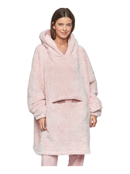 Ensemble sweatshirt poncho à capuche et coussin pc1 style add - Kiabi Ensemble sweatshirt poncho à capuche et coussin pc1 style add - Kiabi