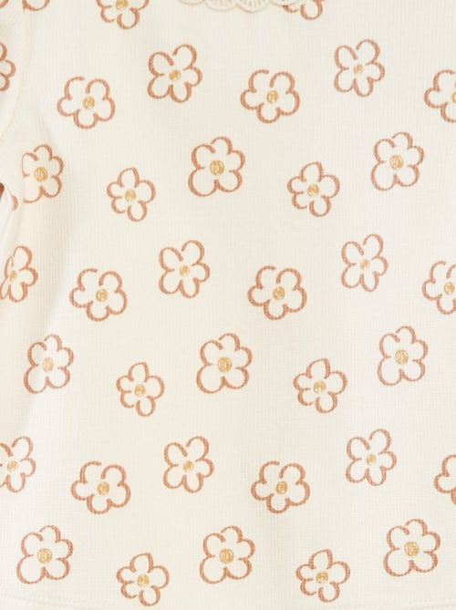 Ensemble t-shirt à manches longues + legging - 2 pièces - Kiabi