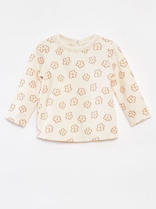 Ensemble t-shirt à manches longues + legging - 2 pièces - Kiabi