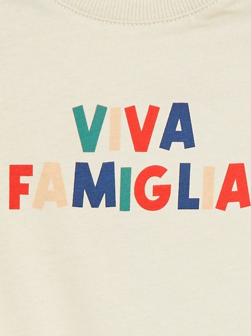 Ensemble t-shirt à manches longues + pantalon - 2 pièces - Kiabi