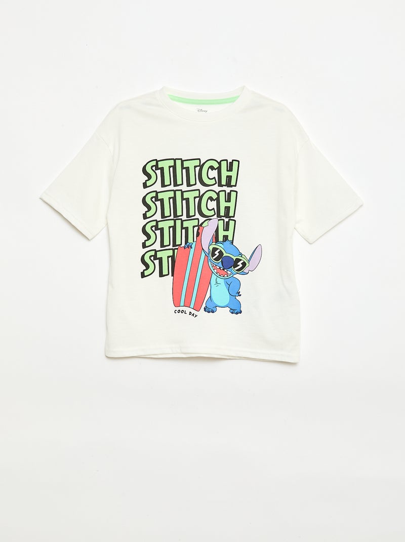 Ensemble T-shirt + bermuda 'Disney' - 2 pièces Blanc - Kiabi