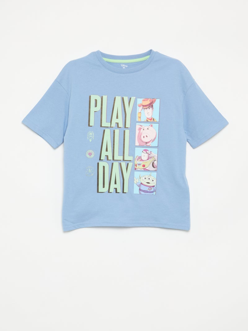 Ensemble T-shirt + bermuda 'Disney' - 2 pièces Bleu - Kiabi