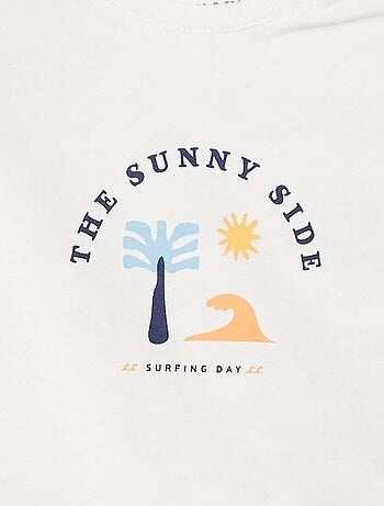 Ensemble t-shirt + cycliste imprimé - Grafik Edition