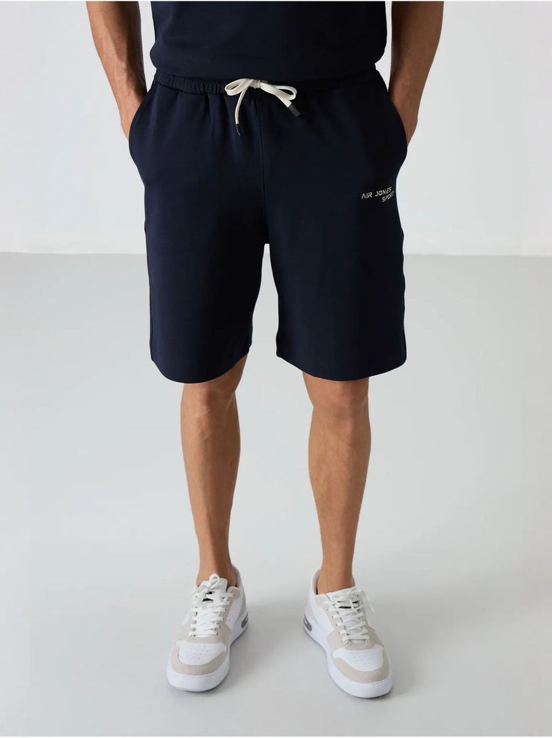 Ensemble t-shirt et short oversize tommy Bleu marine - Kiabi