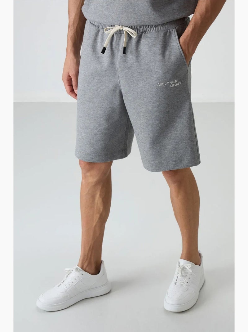 Ensemble t-shirt et short oversize tommy Gris - Kiabi