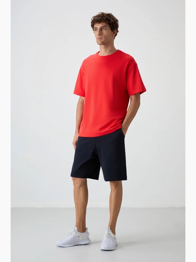 Ensemble t-shirt et short oversize tommy Rouge - Kiabi