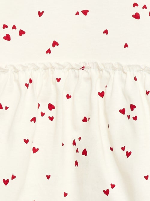 Ensemble t-shirt + legging côtelé - 2 pièces - Kiabi