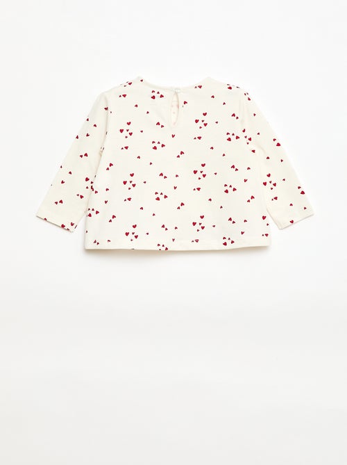 Ensemble t-shirt + legging côtelé - 2 pièces - Kiabi