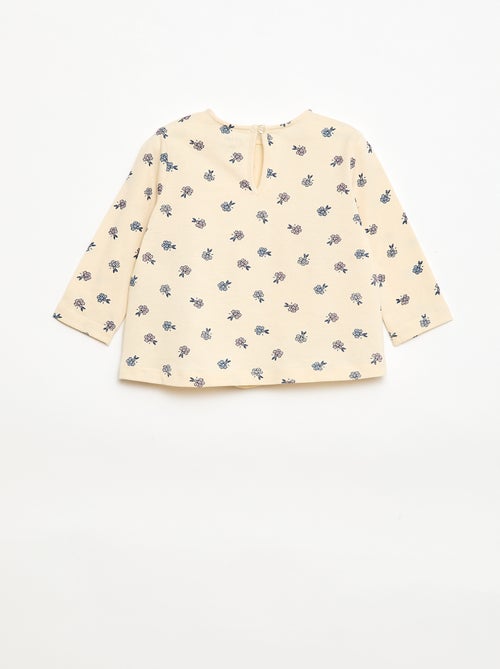 Ensemble t-shirt + legging côtelé - 2 pièces - Kiabi