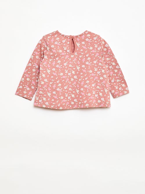 Ensemble t-shirt + legging côtelé - 2 pièces - Kiabi