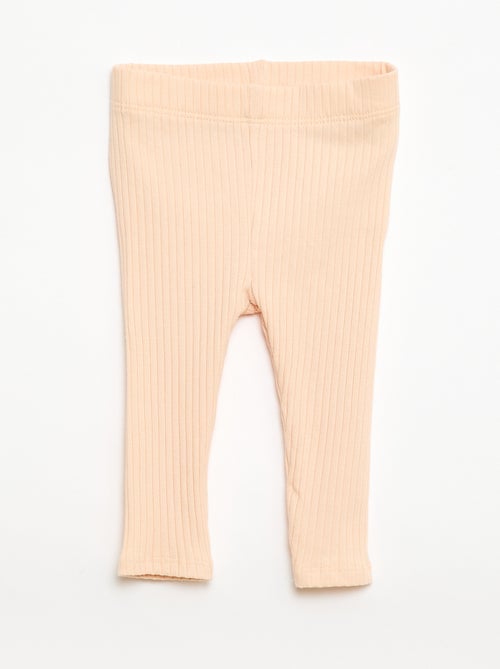 Ensemble t-shirt + legging côtelé - 2 pièces - Kiabi