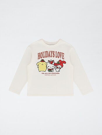 Ensemble t-shirt + legging flare 'Hello Kitty' - 2 pièces