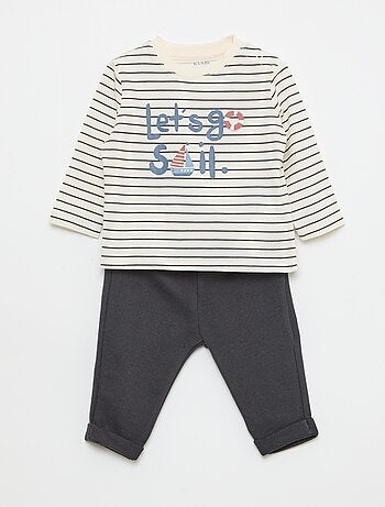 Ensemble t-shirt + pantalon - 2 pièces
