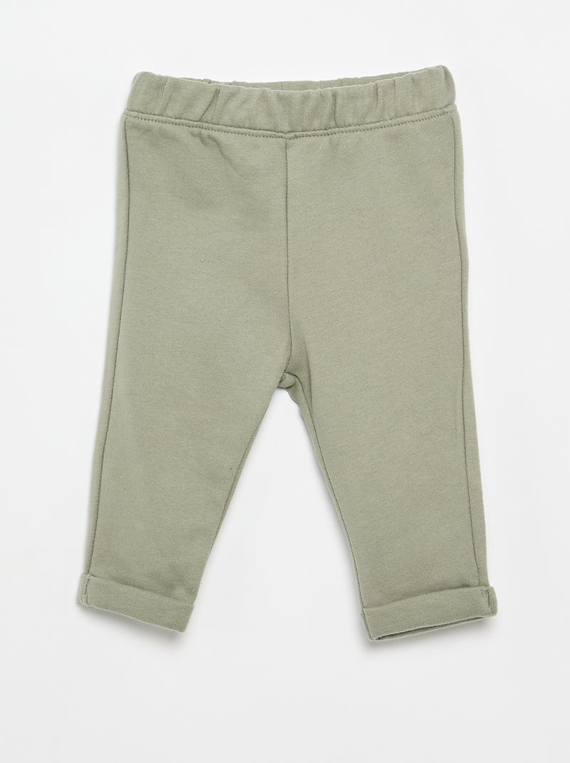 Ensemble T-shirt + pantalon de jogging - 2 pièces Vert - Kiabi