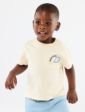 Ensemble t-shirt + pantalon en denim - 2 pièces