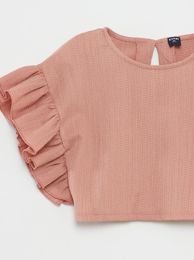 Ensemble t-shirt + pantalon fluides - 2 pièces ROSE - Kiabi