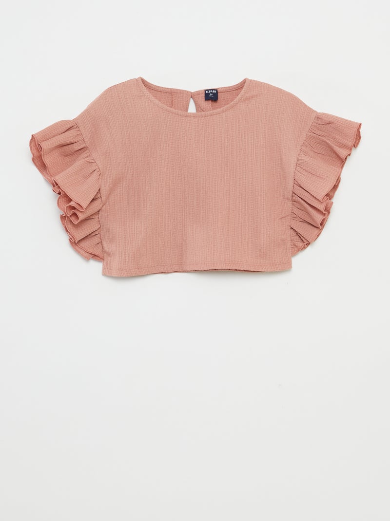 Ensemble t-shirt + pantalon fluides - 2 pièces ROSE - Kiabi