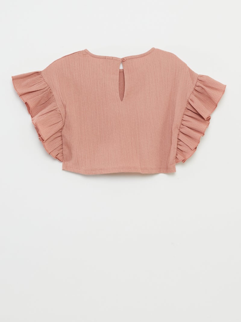 Ensemble t-shirt + pantalon fluides - 2 pièces ROSE - Kiabi