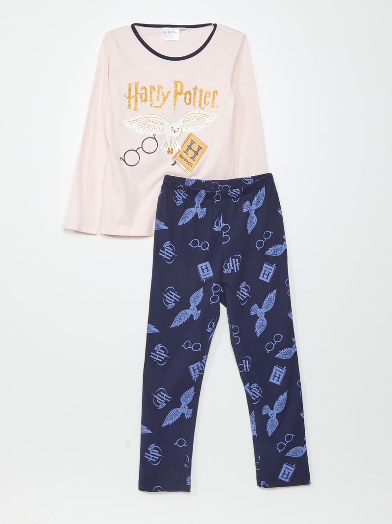 Ensemble t-shirt + pantalon 'Harry Potter' - 2 pièces Rose/bleu - Kiabi