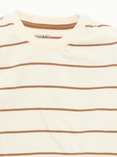 Ensemble t-shirt + salopette - 2 pièces - Kiabi