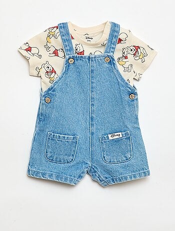Ensemble t-shirt + salopette 'Mickey' 'Disney' - 2 pièces