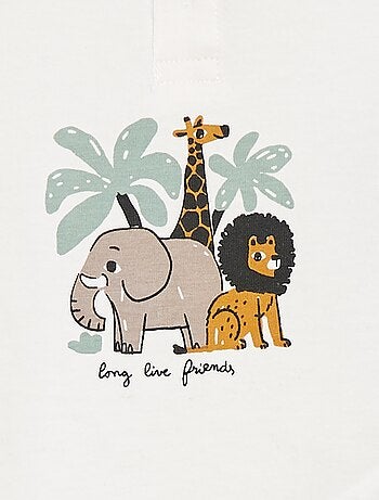 Ensemble t-shirt sans manches + short - 2 pièces