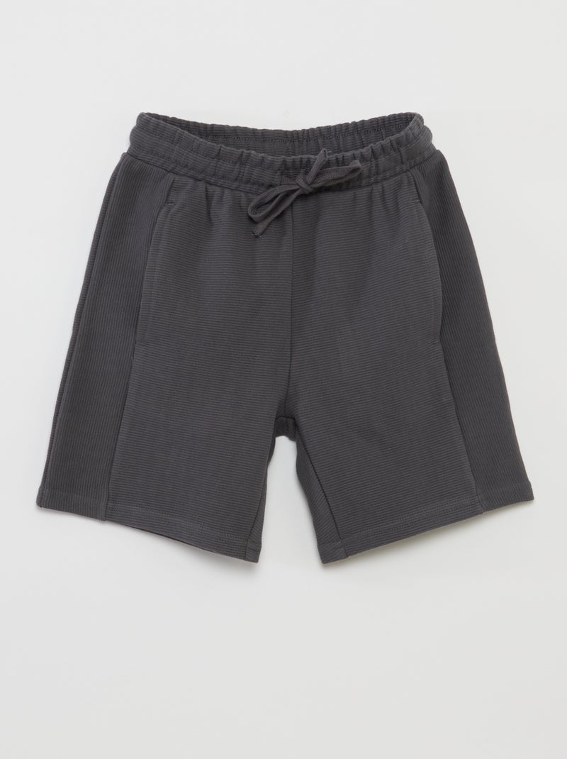 Ensemble t-shirt + short - 2 pièces Gris - Kiabi
