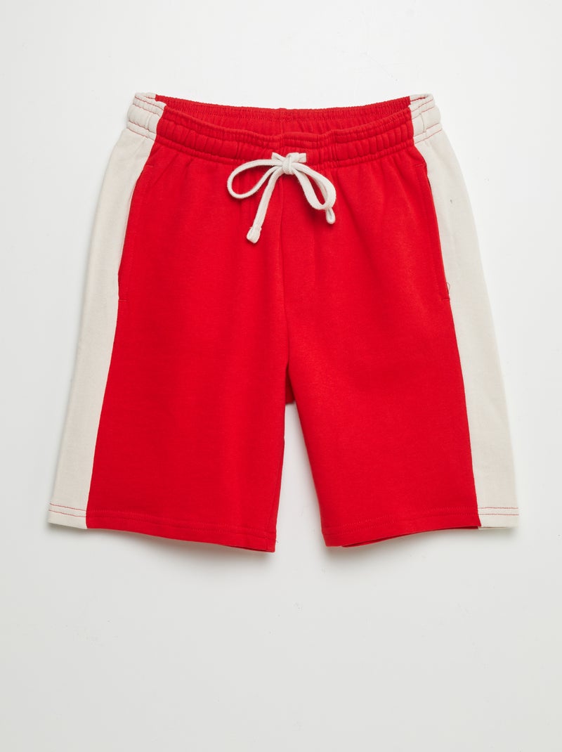 Ensemble t-shirt + short - 2 pièces Noir/rouge - Kiabi