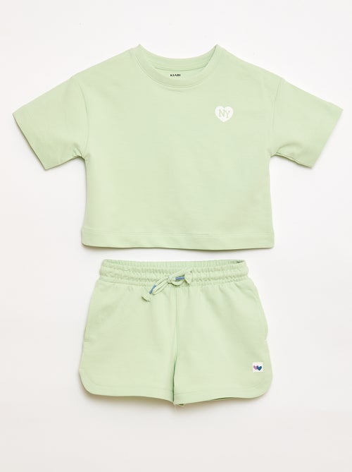 Ensemble T-shirt + Short - 2 pièces - Kiabi