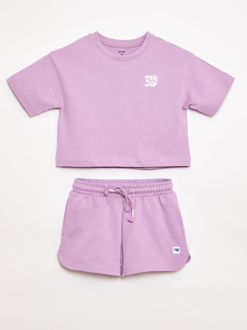 Ensemble T-shirt + Short - 2 pièces - Kiabi