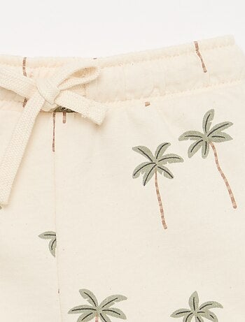 Ensemble t-shirt + short à motif - 2 pièces