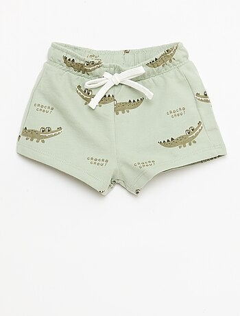 Ensemble t-shirt + short à motif - 2 pièces