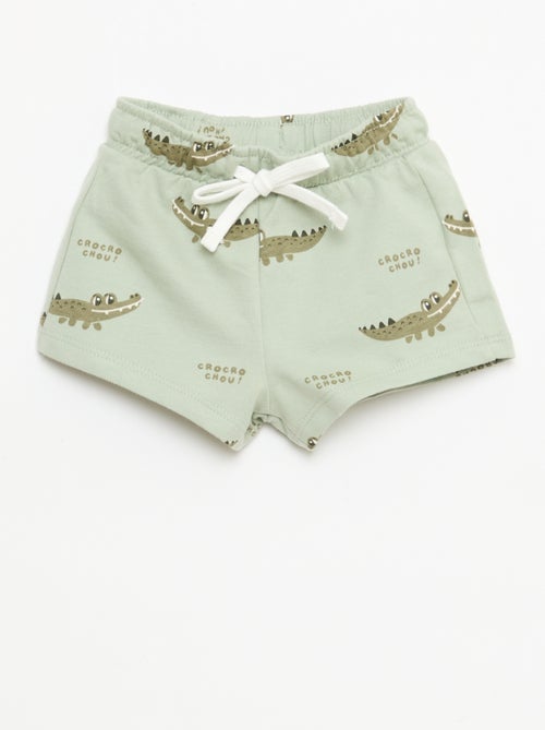 Ensemble t-shirt + short à motif - 2 pièces - Kiabi