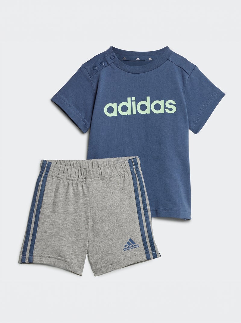 Ensemble t-shirt + short 'adidas' - 2 pièces Bleu - Kiabi