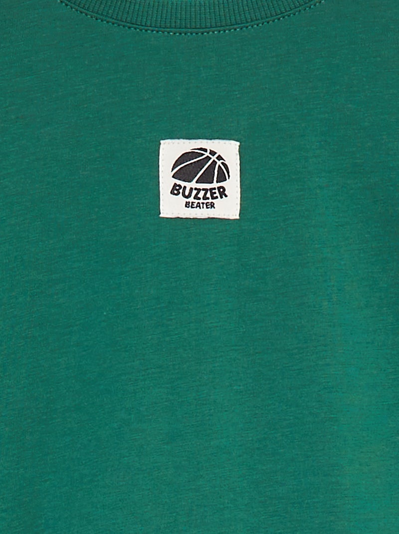 Ensemble t-shirt + short bicolore - 2 pièces VERT - Kiabi