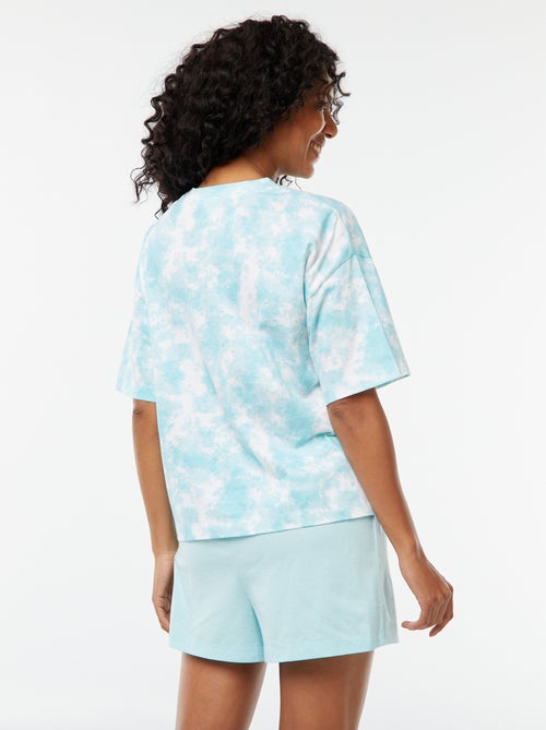 Ensemble t-shirt + short 'Bisounours' - 2 pièces - Kiabi