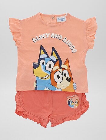 Ensemble t-shirt + short 'Bluey' - 2 pièces