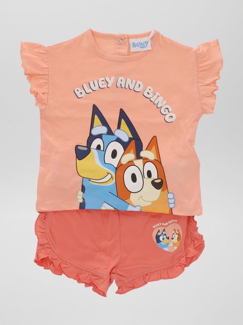 Ensemble t-shirt + short 'Bluey' - 2 pièces - Kiabi