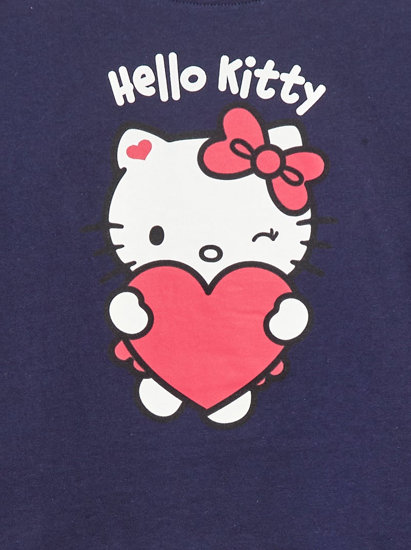 Ensemble t-shirt + short de pyjama 'Hello Kitty' - 2 pièces BLEU - Kiabi