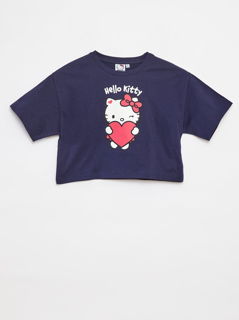 Ensemble t-shirt + short de pyjama 'Hello Kitty' - 2 pièces BLEU - Kiabi
