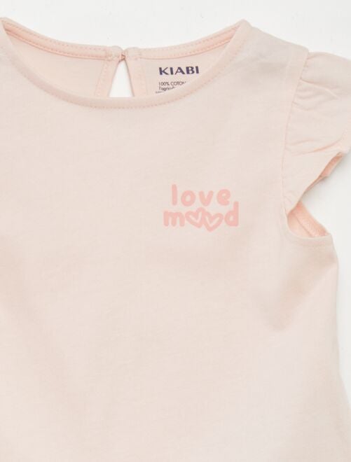 Ensemble t-shirt + short imprimé - 2 pièces - Kiabi