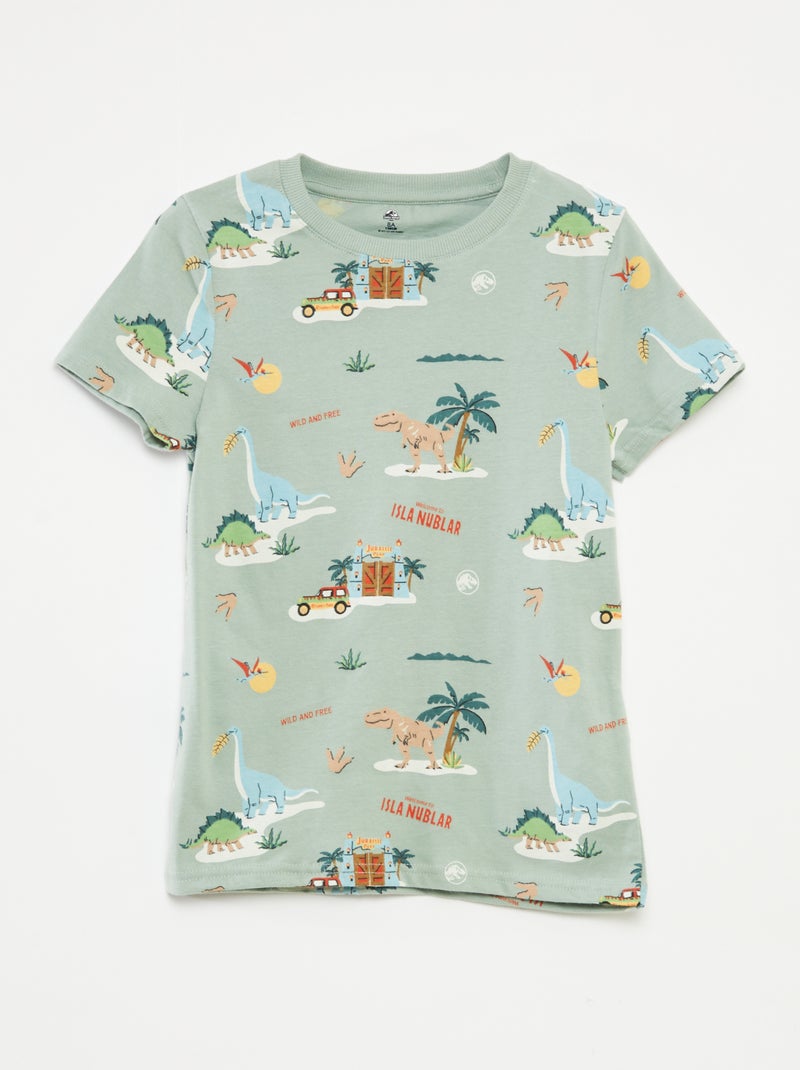 Ensemble t-shirt + short 'Jurassic World' - 2 pièces VERT - Kiabi