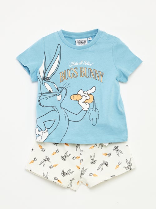 Ensemble t-shirt + short 'Looney Tunes' - 2 pièces - Kiabi