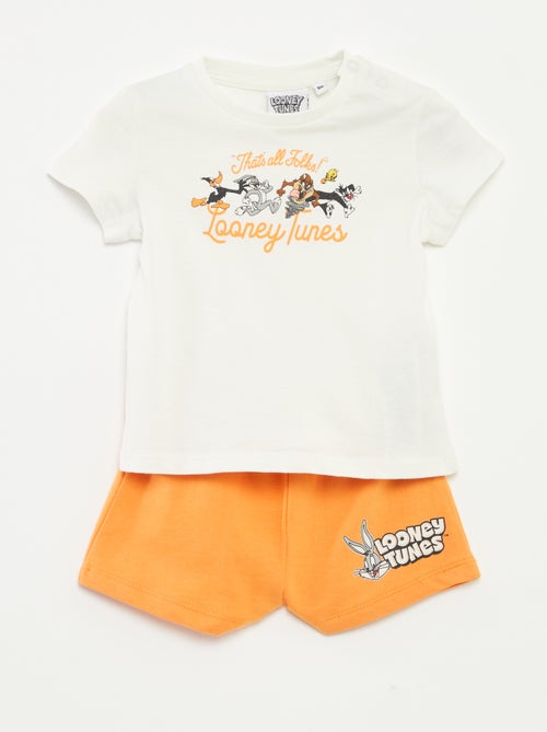 Ensemble t-shirt + short 'Looney Tunes' - 2 pièces - Kiabi